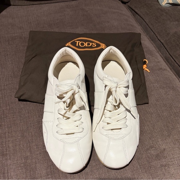 Tod's White Leather Women’s Shoes